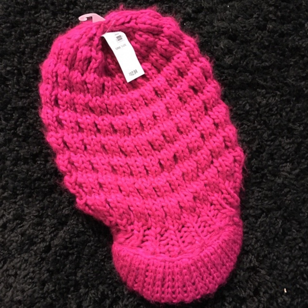 Slouchy Pink Hat